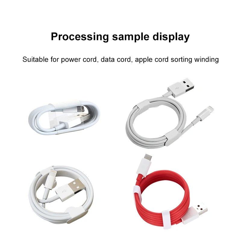 ماكينة لف ربط الكابلات الأوتوماتيكية 1-15 مللي متر متعددة الوظائف USB بيانات HDMI كابل لف آلة الربط مع تسجيل متر