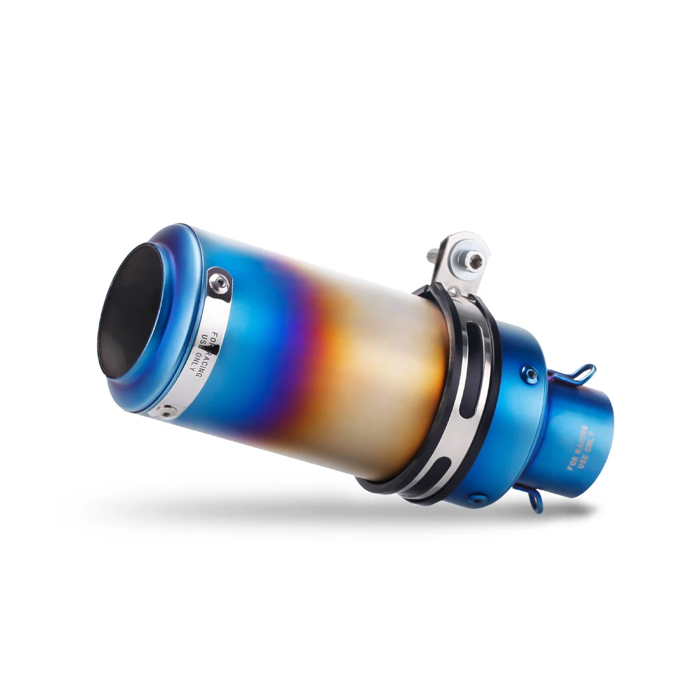 

STLF 51mm 60mm Universal Motorcycle Exhaust Muffler for NINJA400 R3 Z125 Ninja250 300SR Msx125 Mt07