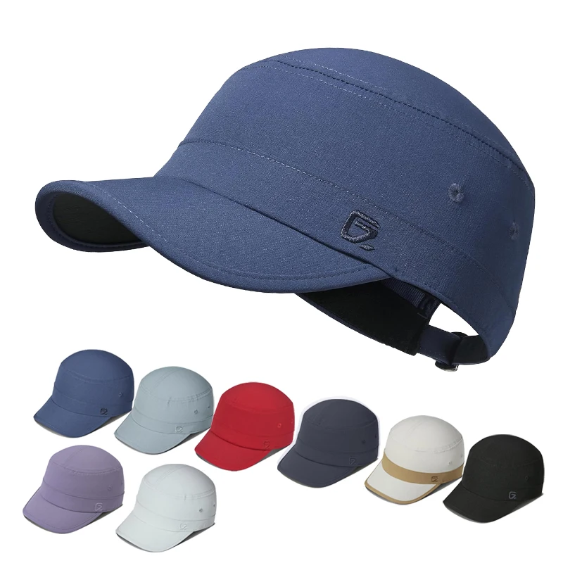 

GADIEMKENSD Flat Cap Venting Holes On The Military Academy Cadet Caps Fashionable Classic Outdoor Casual Sport Sun Hat