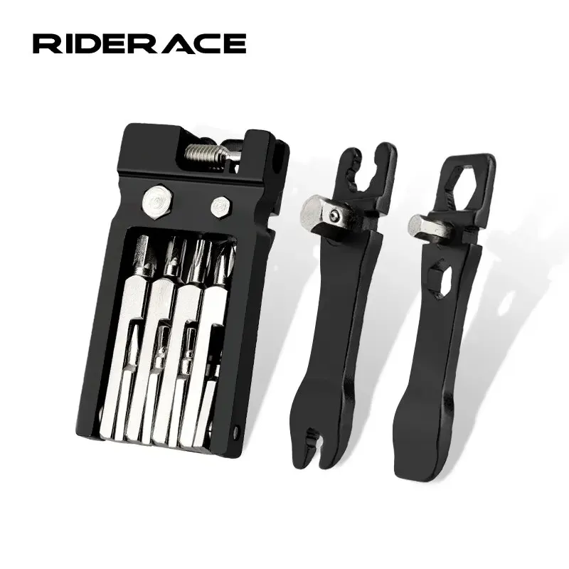 RIDERACE Fahrrad-Inbusschlüssel, faltbar, multifunktional, Reparatur-Werkzeug-Set, MTB-Kettenschneider, Mountain Road Cycle Bike, Schraubendreher