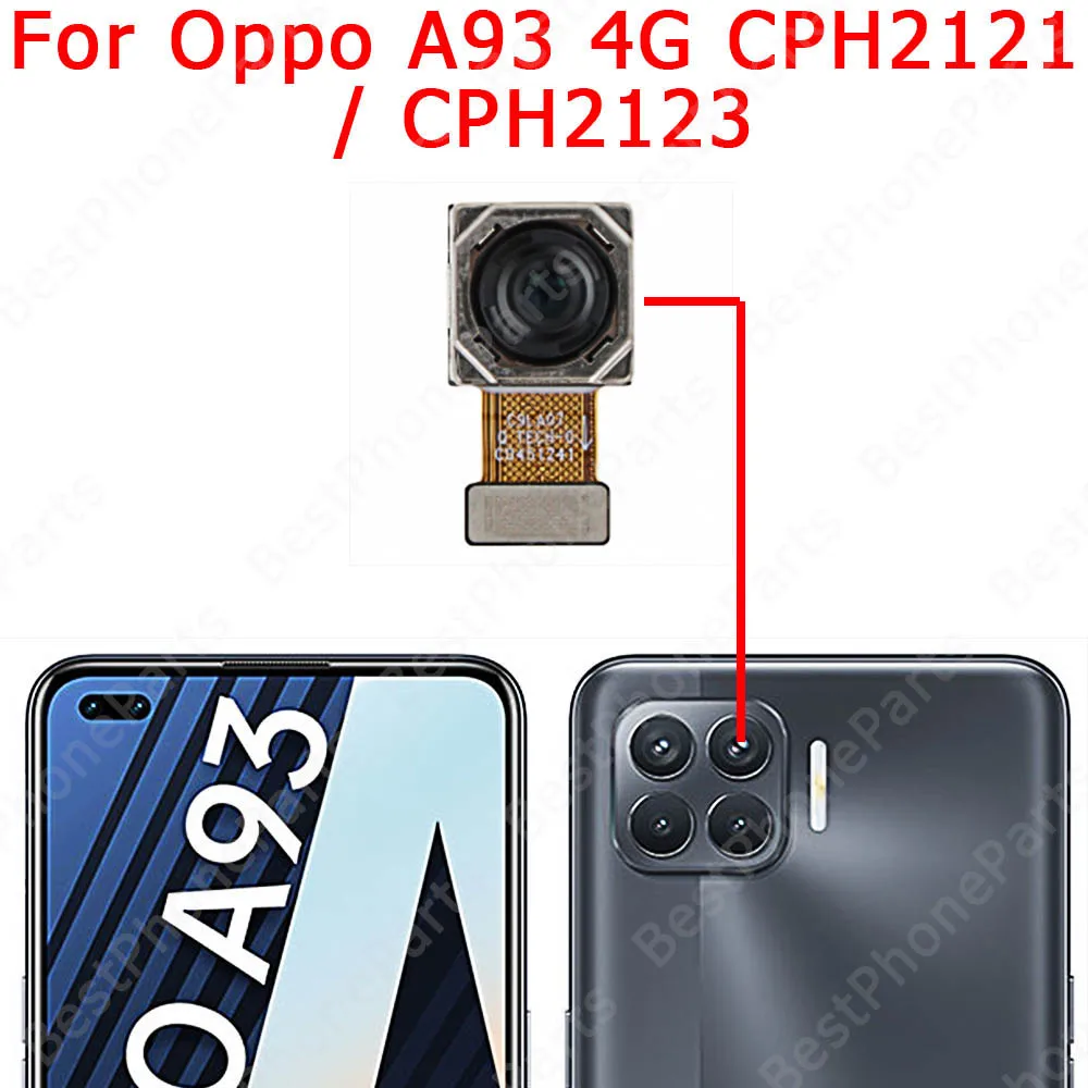 For OPPO A91 A93 4G A94 5G A96 Big Back View Front Selfie Backside Rear Camera Module Replacement Spare Parts Repair