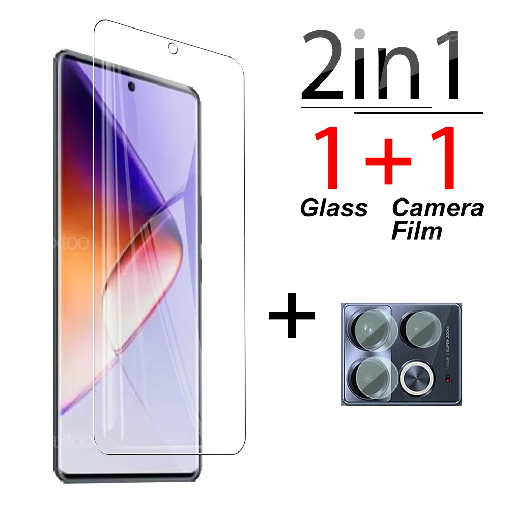 2in1 Camera Lens Protective Film For Infinix Note 40 4G Tempered Glass For Infinix Note40 Infinix 40note Full Cover Protect Film