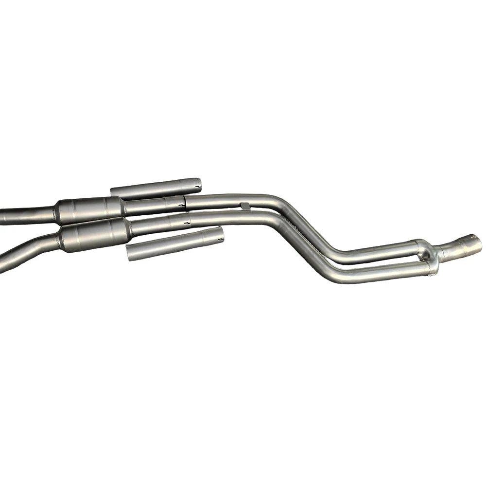 Stainless Steel Exhaust Catback for 535i F10 3.0T With Muffler Valves Quad Exit Tips Tuning Exhaust System - view 4