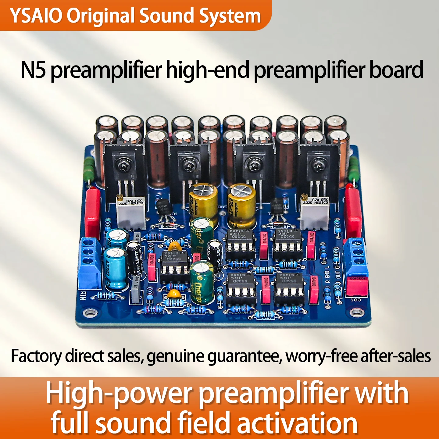 N5 Preamplifier Audiophile Preamp Board Class a Power Supply Hifi Preamplifier