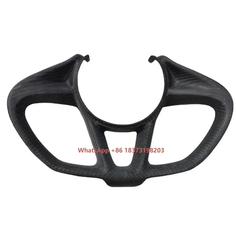 

High Quality Alternative Products Dry Carbon Accessories Car Interior Steering Wheel Cover for mclaren 720S Steering Wheel Cover