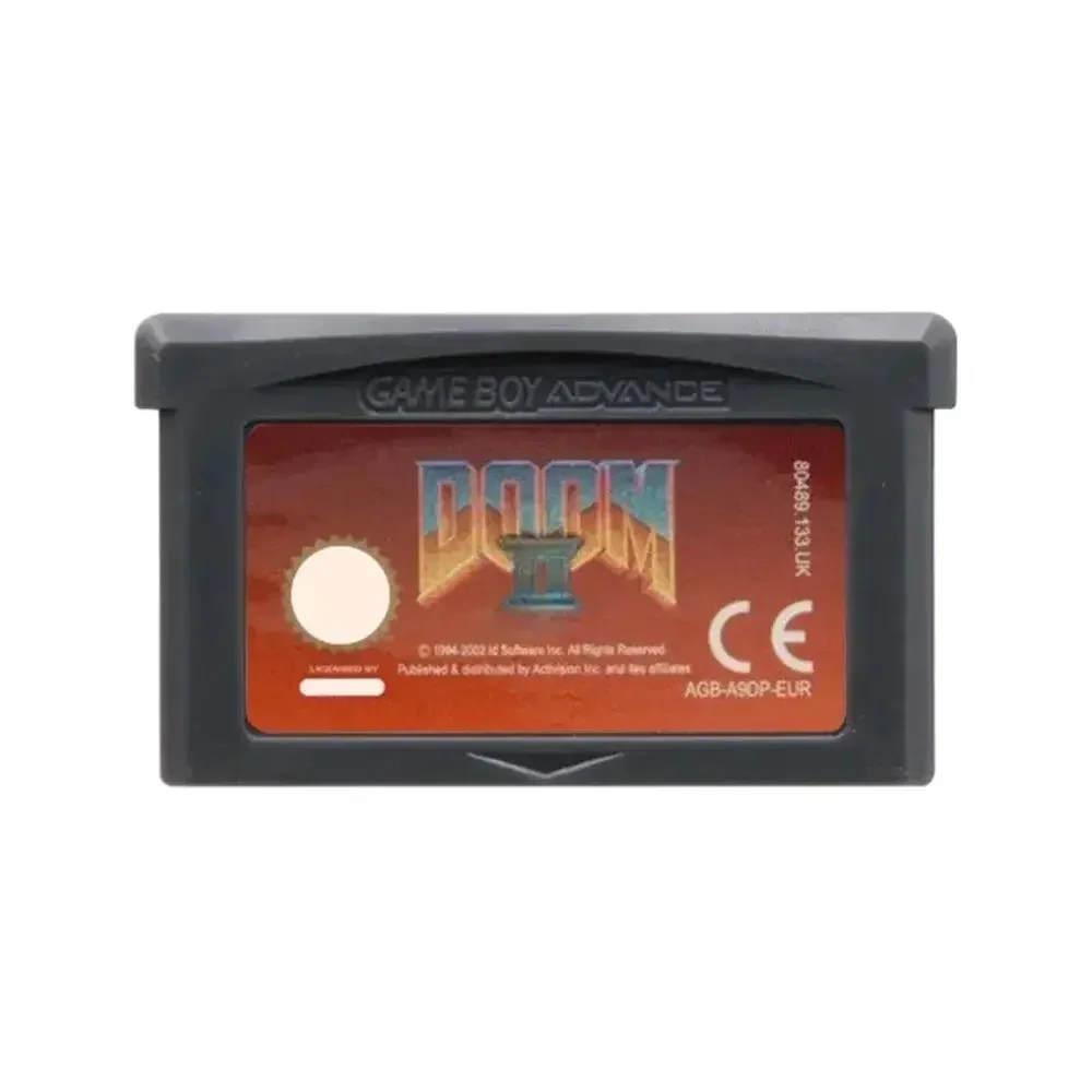 

Игровой картридж GBA, 32-битная карта для игровой консоли DOOM 1 DOOM 2 для GBA GBASP NDSL Bare, упаковка для карт для серии Doom