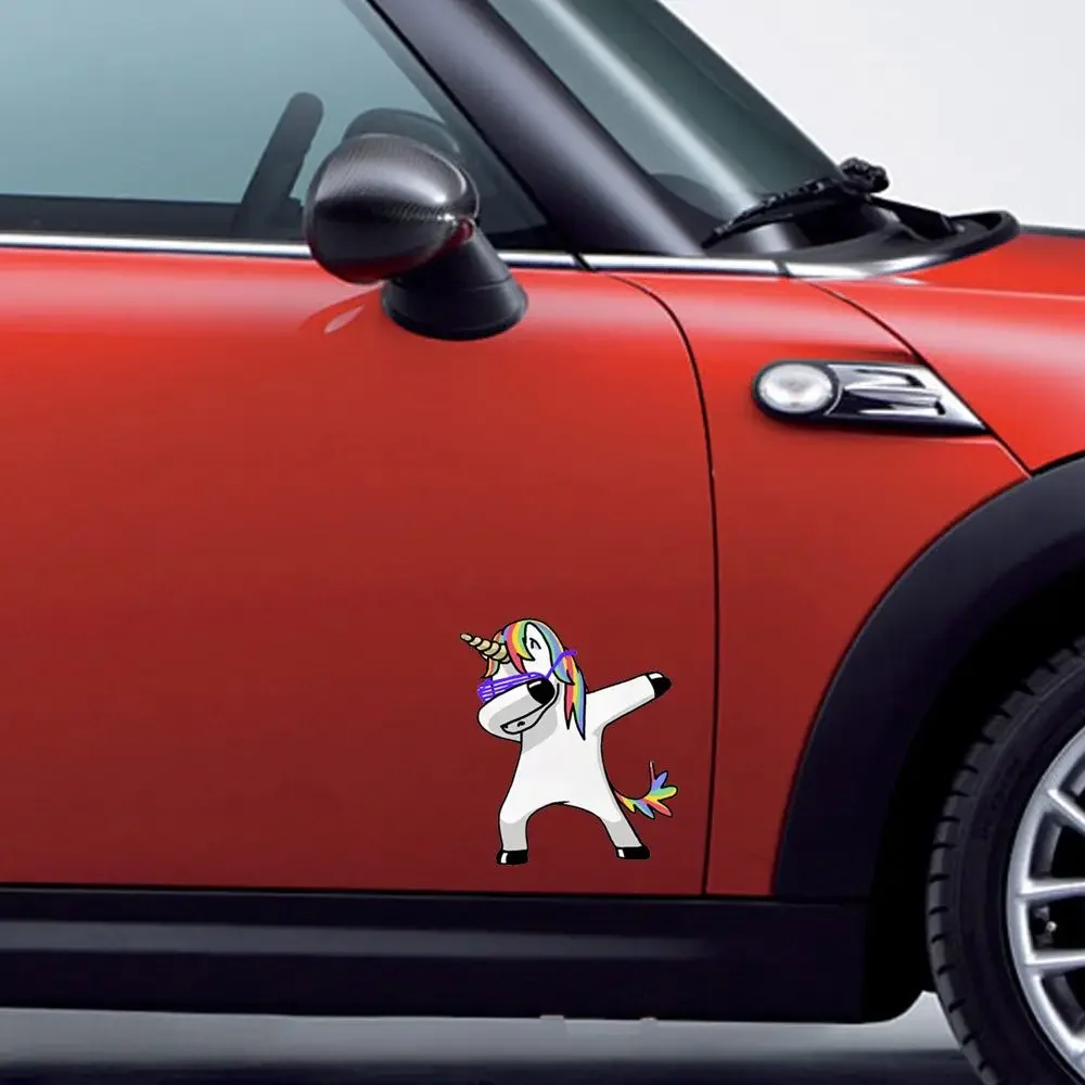 PersonalityCar Stickers Funny Unicorn Stickers Car Motorcycle Bumper Rear Window Body Decoration  Waterproofpvc  Decals