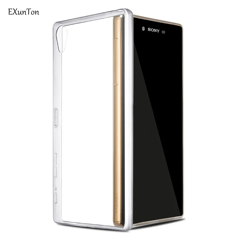 Przezroczyste etui z miękkiego TPU dla Sony Xperia Z2 Z3 Z4 Z5 XZ XZS XZ1 XA1 XZ2 XA2 Plus Ultra XA3 Compact Premium Silicone Clear Cover