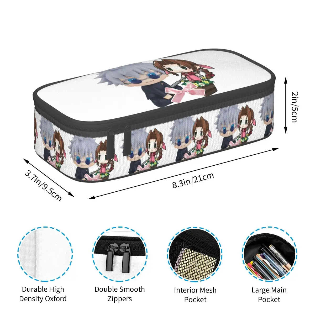 五条悟 (13) ペンケース キッズギフト用 ペンボックス 鉛筆バッグ 文具用品 ペンホルダーバッグ