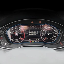 Tempered Glass Screen Protective Film For Audi A4 B9 S4 A5 S5 Q5 2016-2019 Car Instrument LCD film Anti-scratch Film