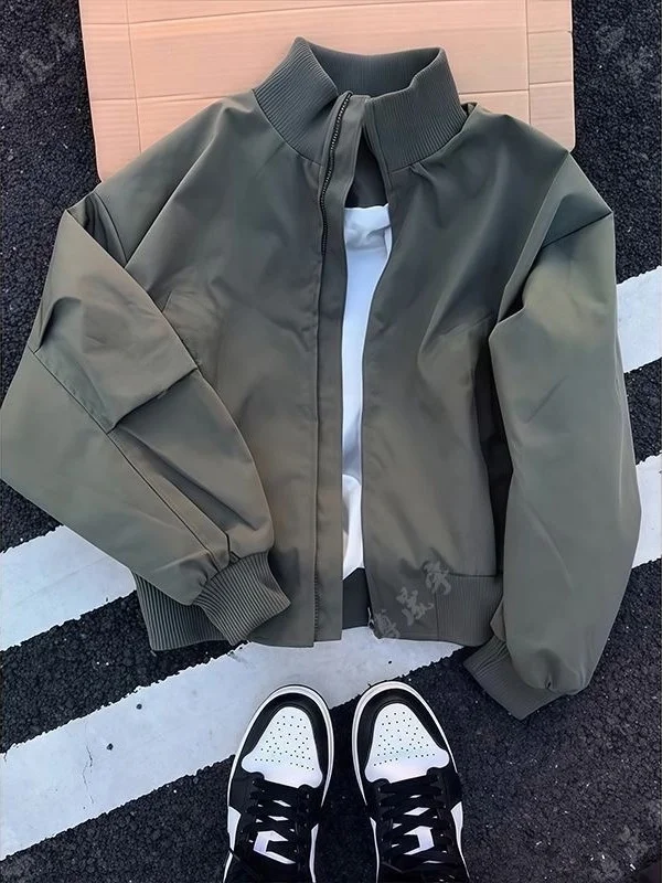 

Водонепроницаемая ветрозащитная мужская куртка American Pilot Jaet с воротником-стойкой, бейсбольная верхняя одежда, молодежная ткань Faion Ox