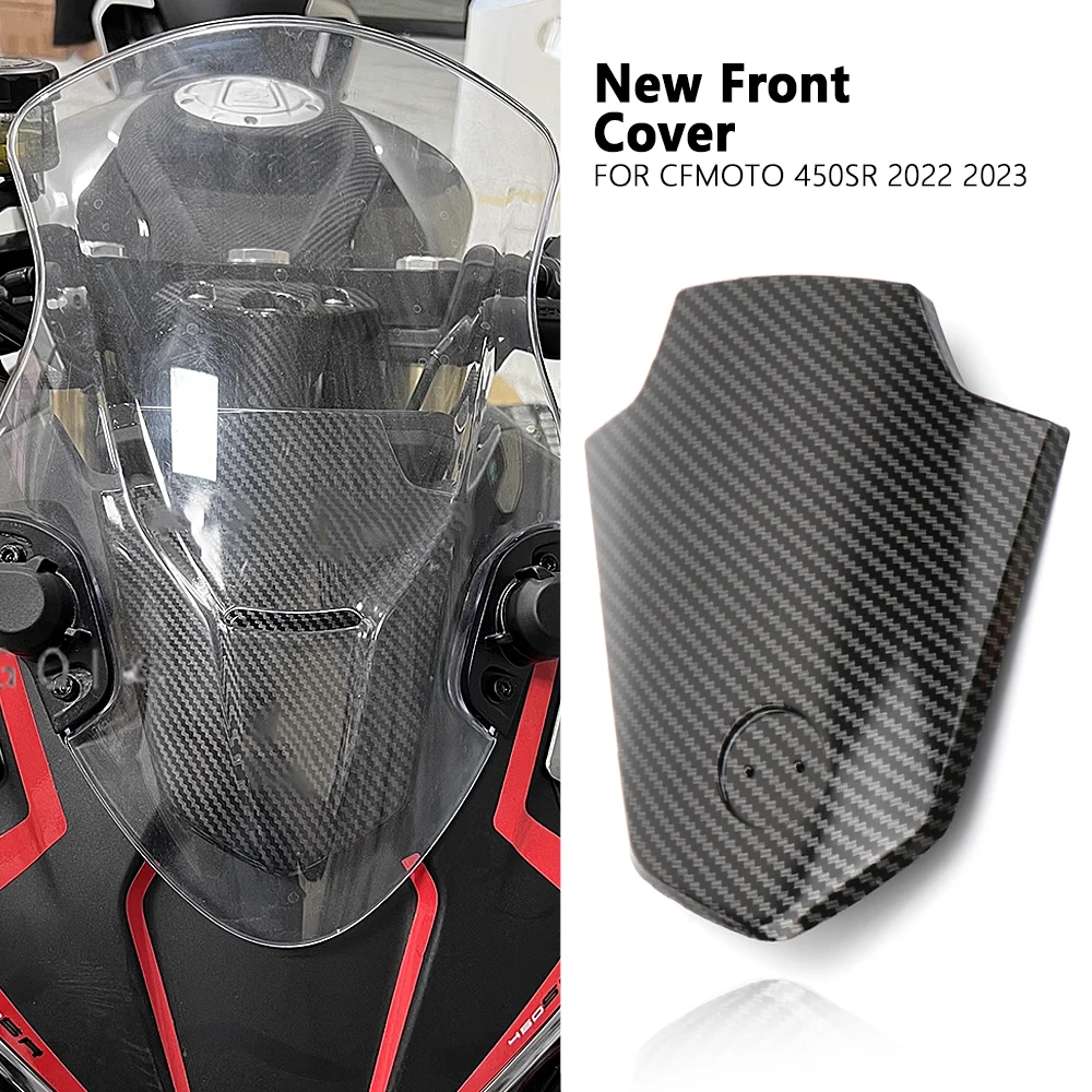 

New Colors Carbon Fiber Motorcycle Accessories Keyhole Cover Front Cover Plate For CFMOTO 450SR 450 SR 450sr 2022 2023