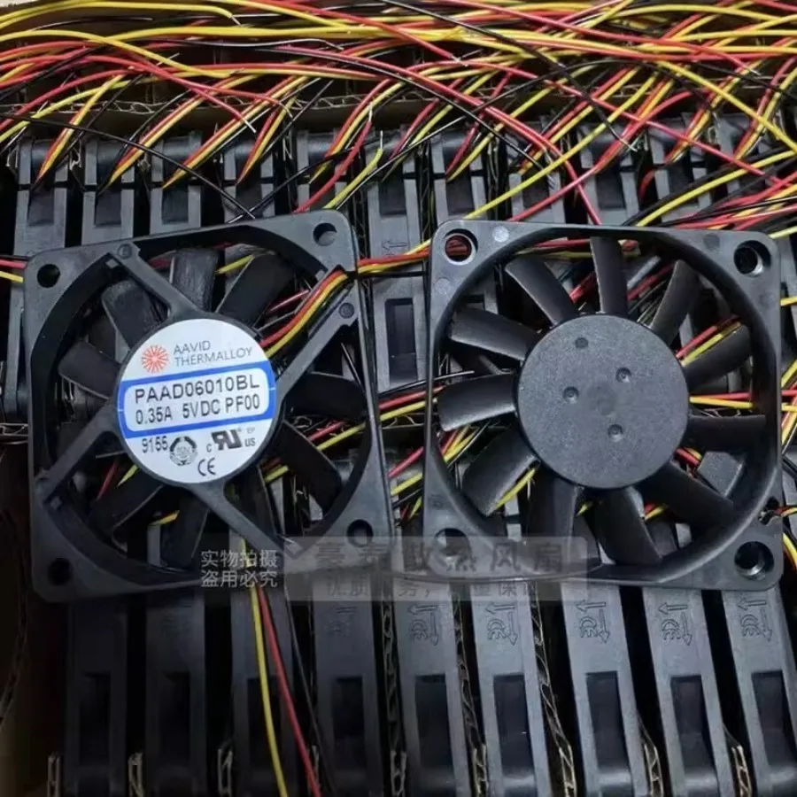 

1 шт. для PAAD06010BL DC5V 0.35A 3-проводной бесшумный охлаждающий вентилятор