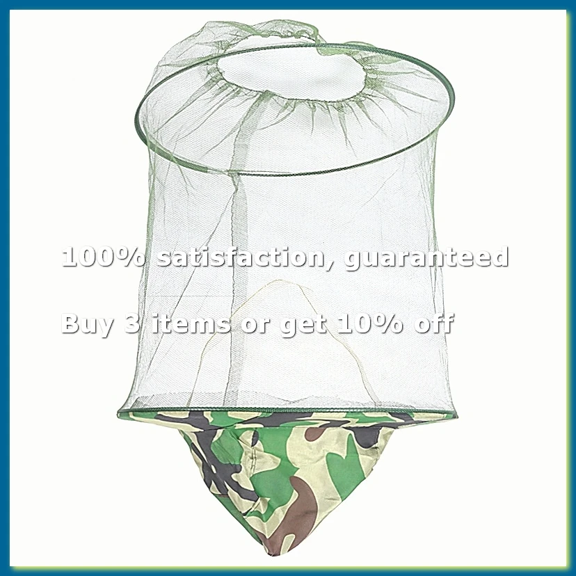 Camouflage Patten Beekeeper Hat Beekeeping Face Mask-FABY