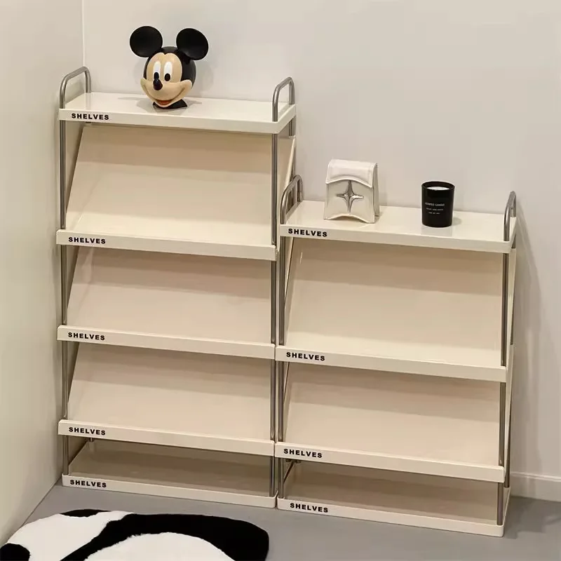 

Ultra-thin shoe rack, multi-layer diagonal storage indoors at the entrance of the home, stainless steel shoe cabinet