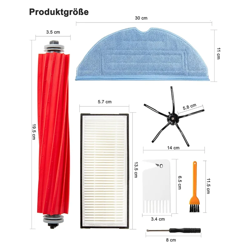 AT28-запасные части, аксессуары для робота-пылесоса Roborock S7 S7 Plus S7 Maxv S7 Maxv Ultra S7 Pro Ultra