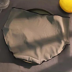 فرودي الحرير المضادة للبكتيريا سراويل غير ملحومة للنساء مثلث سراويل منخفضة الخصر سراويل مريحة سراويل داخلية مثير للفتيات 3 قطع أفضل 10 امرأة مبيعا ترتدي سراويل داخلية - رقم 9