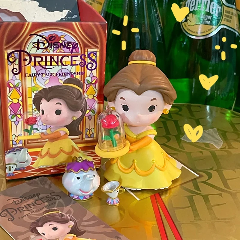 Disney Princess And Her Friends Series Blind Box Popmart Mystery Box Lucky Box Kawaii Princess Anime Figures Girl Birthday Gifts