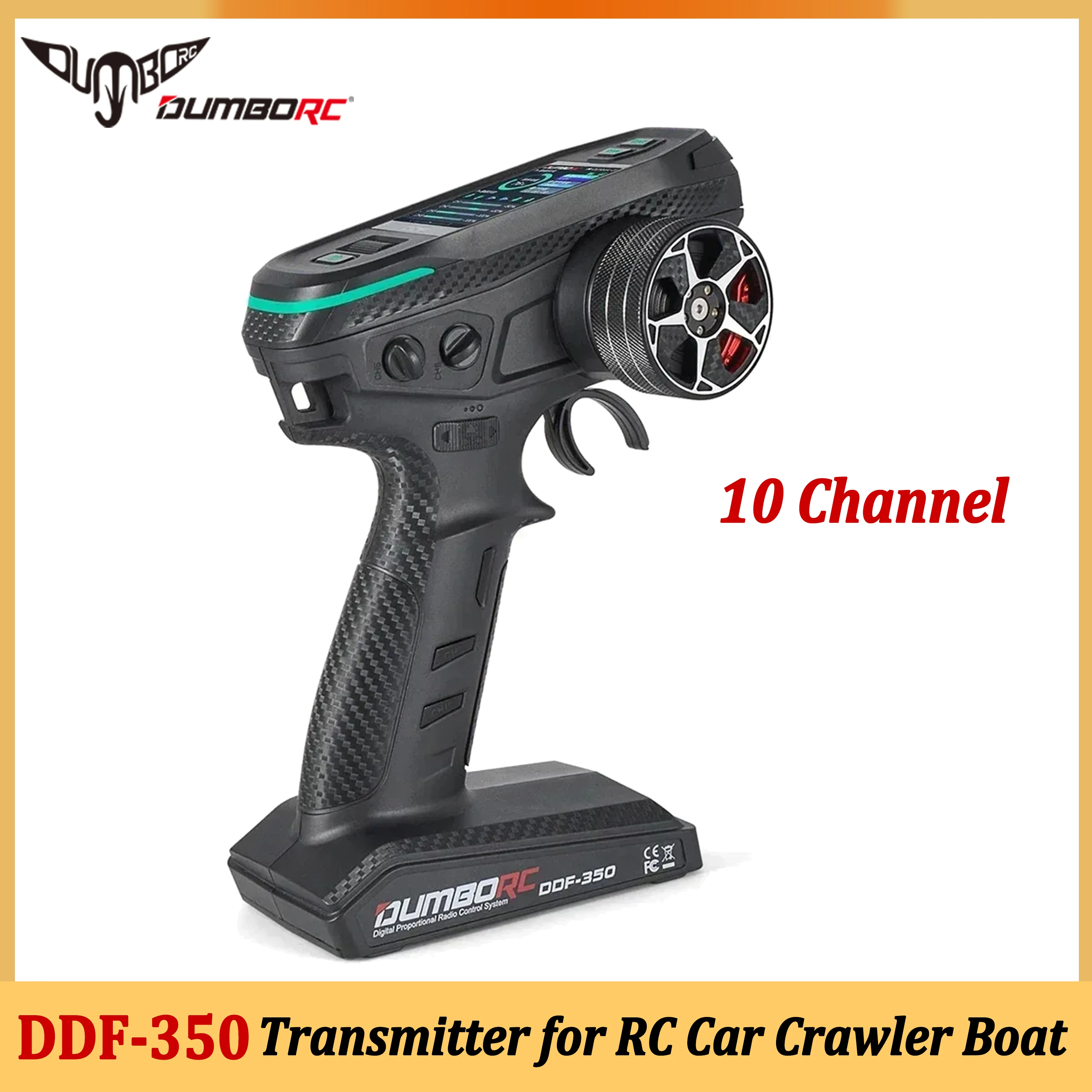 dumborc-ddf-350-24g-10ch-transmisor-receptor-de-control-remoto-para-rc-coche-barco-tanque-modelo-lcd-sistema-fhss-p10f-p10fg-piezas-de-juguete
