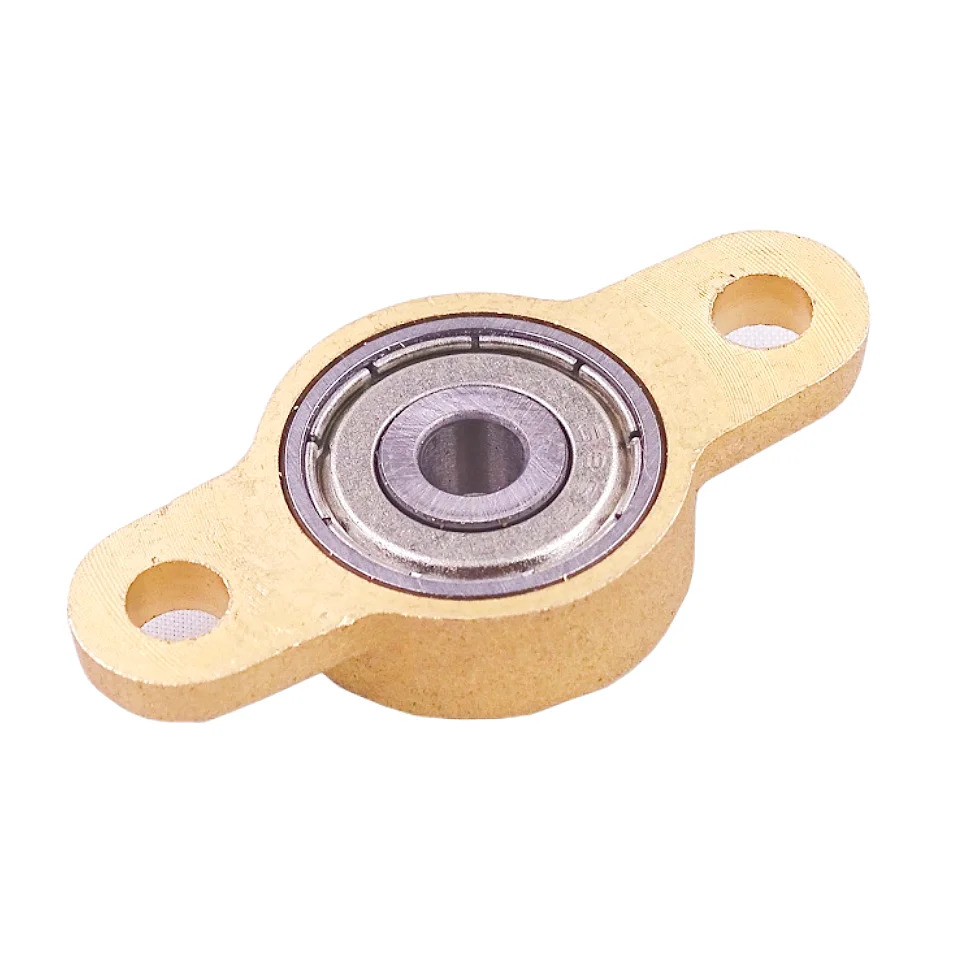 1pcs 5mm 6mm 7mm caliber zinc alloy bearing KFL05 KFL06 KFL07 KFL08 KFL10 flange bearing with pillow block