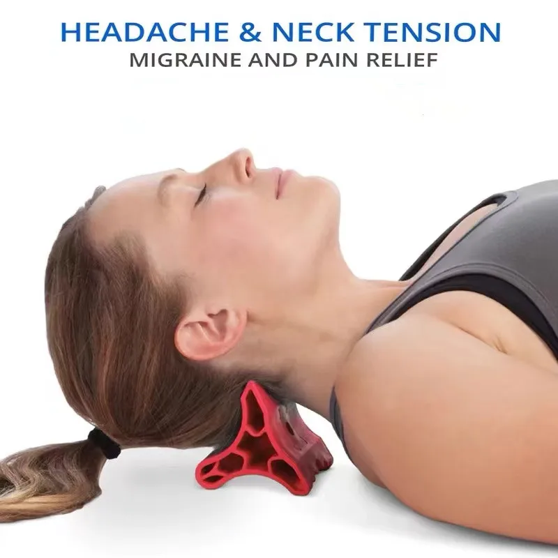 Manual Full Body Neck Massager Neck Tension Reliever Occipital Release Tool Fatigue Stress Relief Suboccipital Release Device