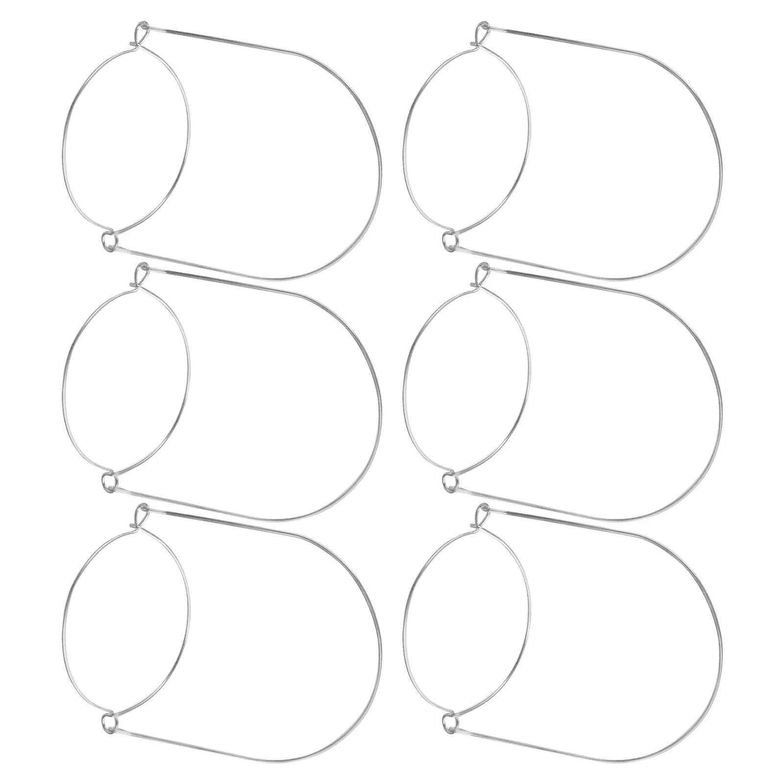 

6Pcs Mason Jar Hooks Stainless Steel Sturdy Mason Jars Hanging Handles for Wide Mouth Canning Jars Jar DIY Solar Lanterns and