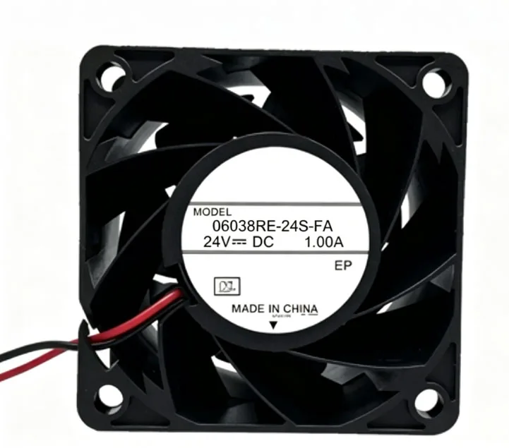 06038RE 24V DC Brushless Cooling Fan 60x60x38mm Axial Fan High Speed for 3D Printer Server Cabinet Industrial Equipment