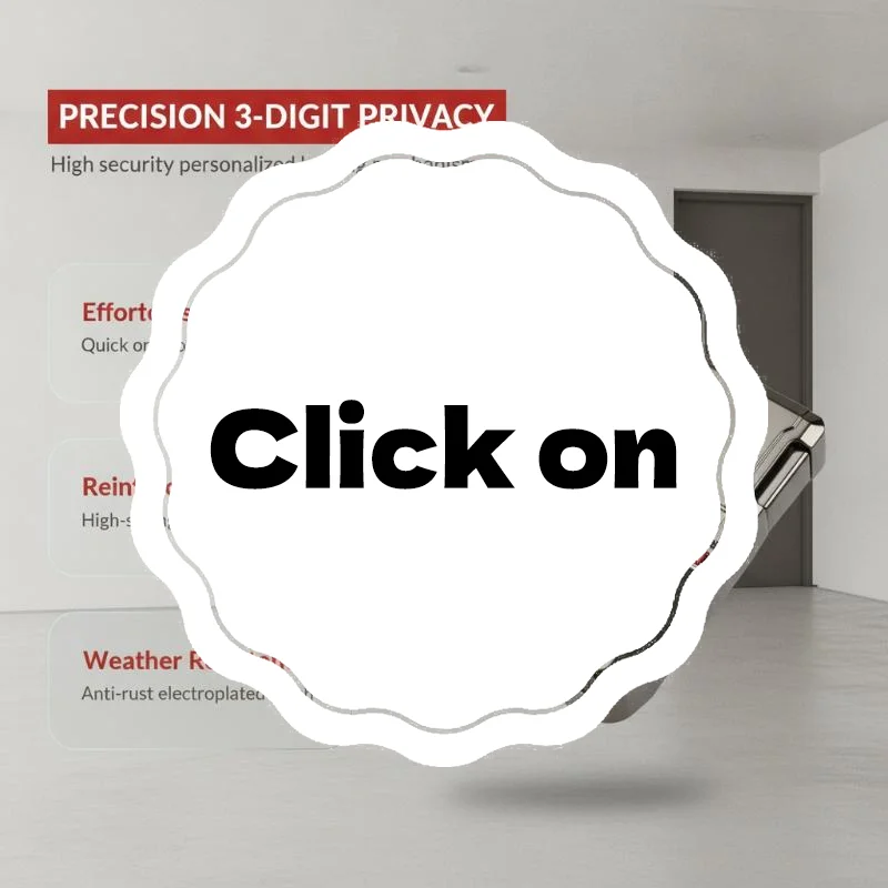 Metal 3 Digit Combination Password Lock Travel Suitcase Luggage Hardware Coded Locker Padlock Gift