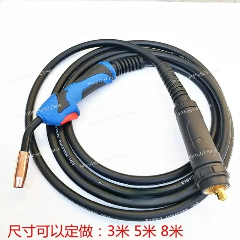 Industrial MIG/MAG CO2 Gas Shielded Welding Torch Accessories Cable Contact Tip Nozzle Kit