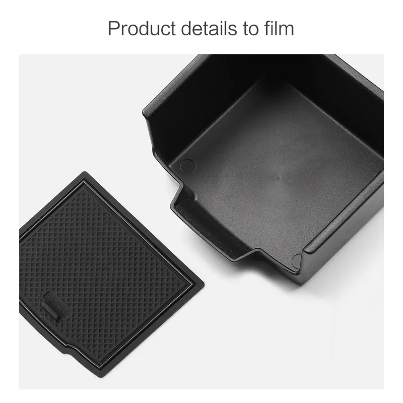 Coleya Boîte De Rangement Tableau De Bord Central Compatible Renault Captur 2 2020-2024 - Organisateur Console Avec Tapis Antidérapant (Noir, Écran 9,3 Pouces)