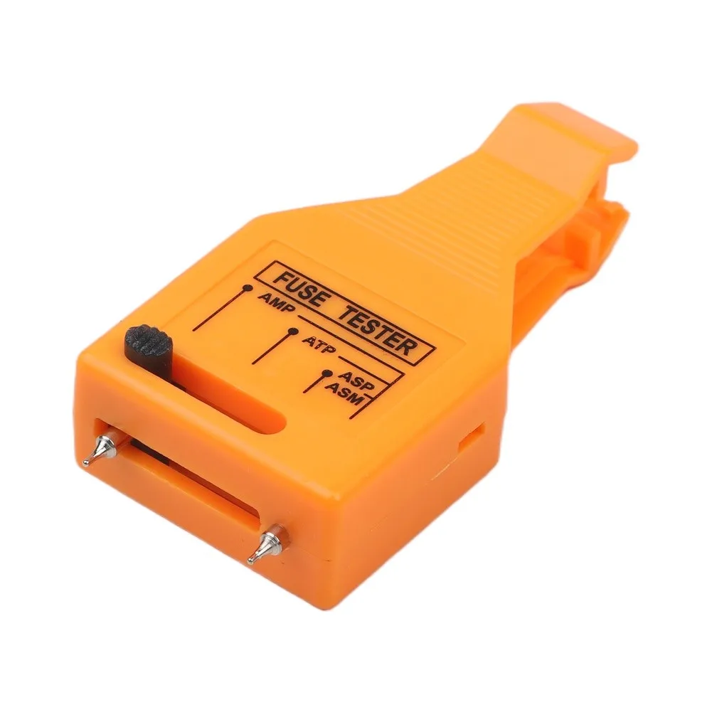 Car Fuse Tester with Adjustable Probe Pitch and Indicator Light for Testing and Removing Blade and Glass Fuses in Vehicles