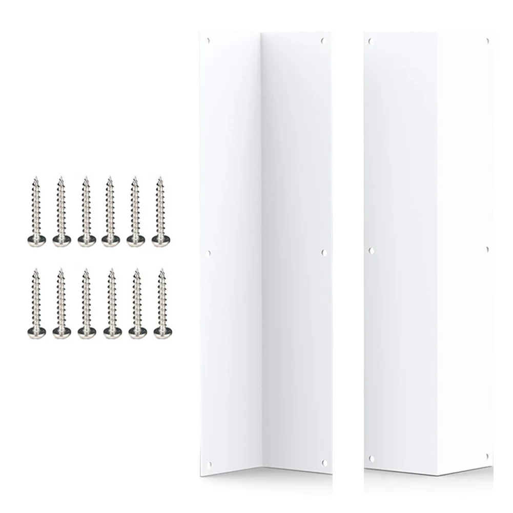 Corner Guard System for Vinyl Siding Exterior Use Featuring Aluminum or Stainless Steel for Structural Corner Preservation