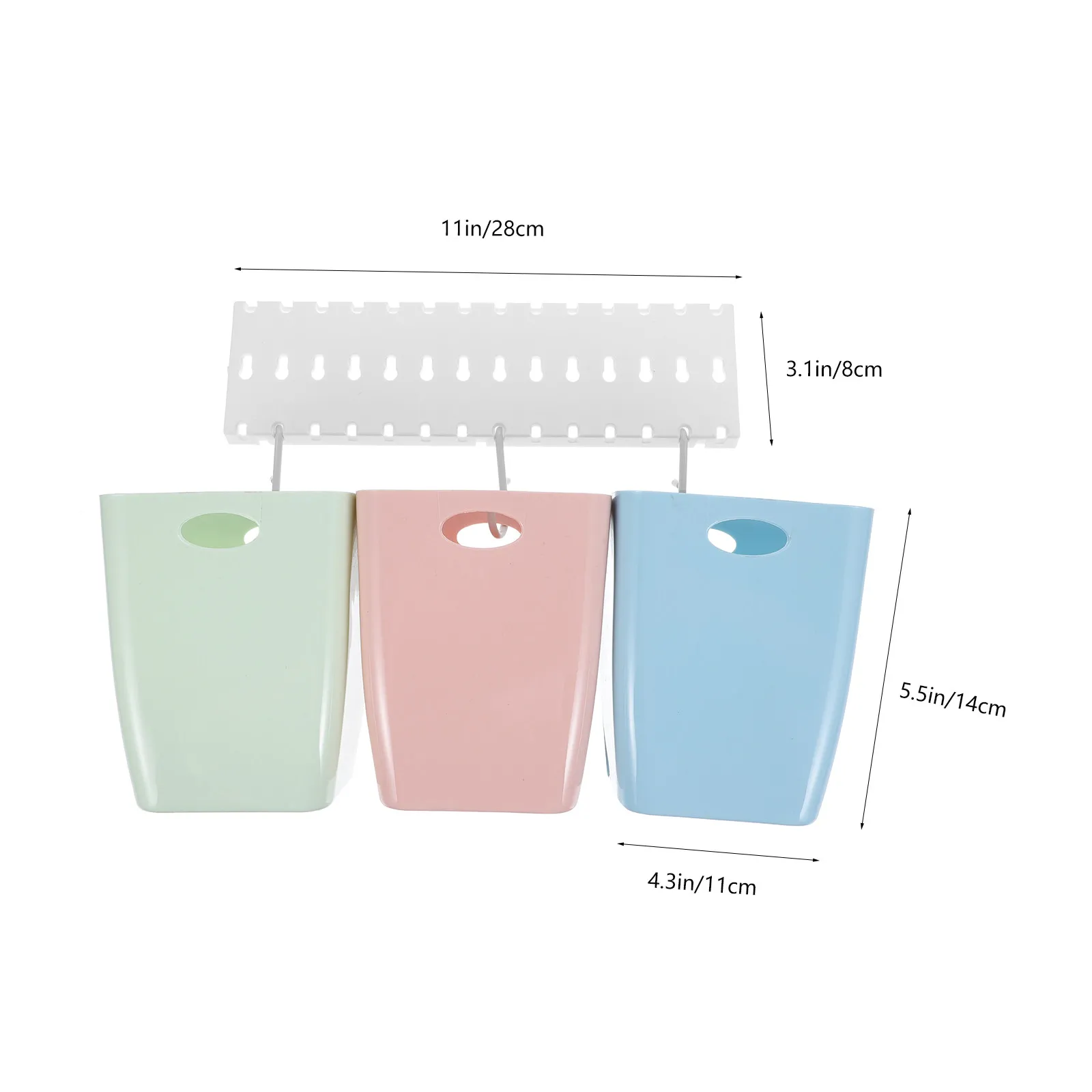 1Set Wall Sorting Trash Bin Set Small Recycling Garbage Bin Kitchen Space Saving Organizer Recycling Bins Recycle Bins