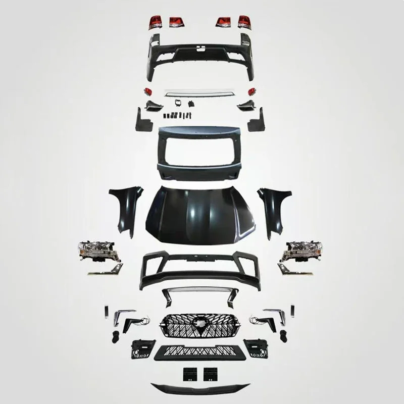 Latest Stock FOR LandCruiser Modern PP Reinforced Rail BODYKIT Eagle Eye Light