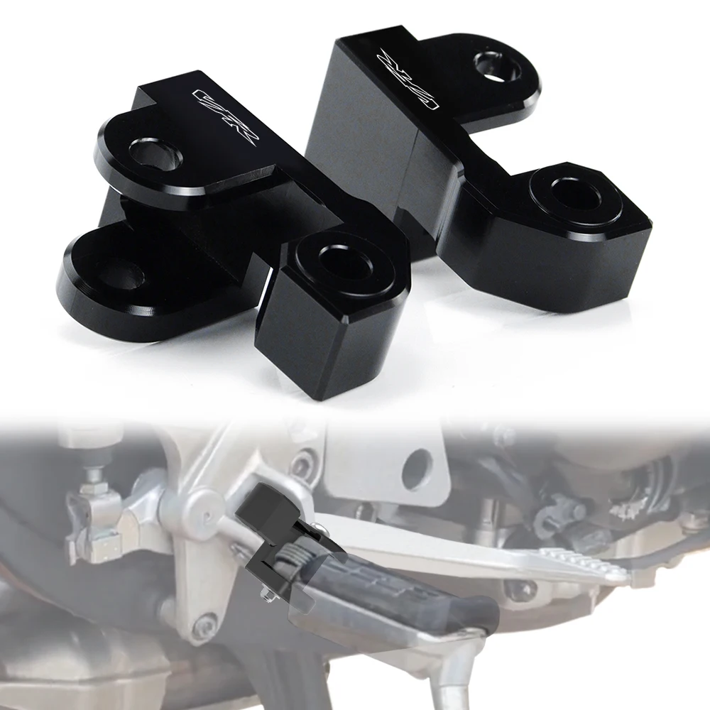 

Passenger Foot Pegs Fit For Honda VFR 800 X Crossrunner 2016 Motorcycle Aluminum Rear Footrests Lowering Relocation Bracket kit