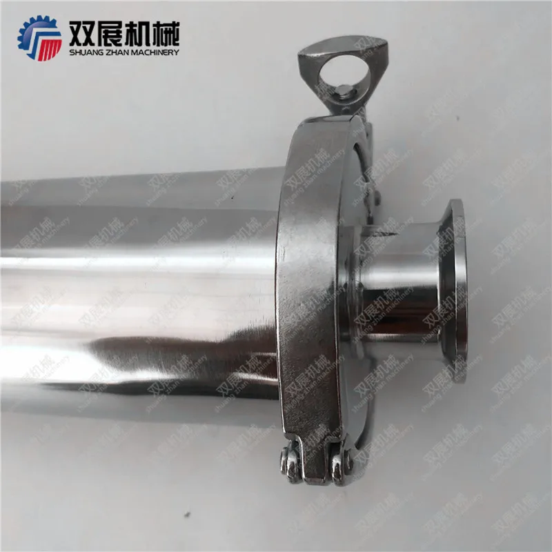 1.5 Inch Tri-Clamp Filter SS304 Sanitary Fittings Inline Straight Strainer with 100 Mesh Stainless Steel Screen