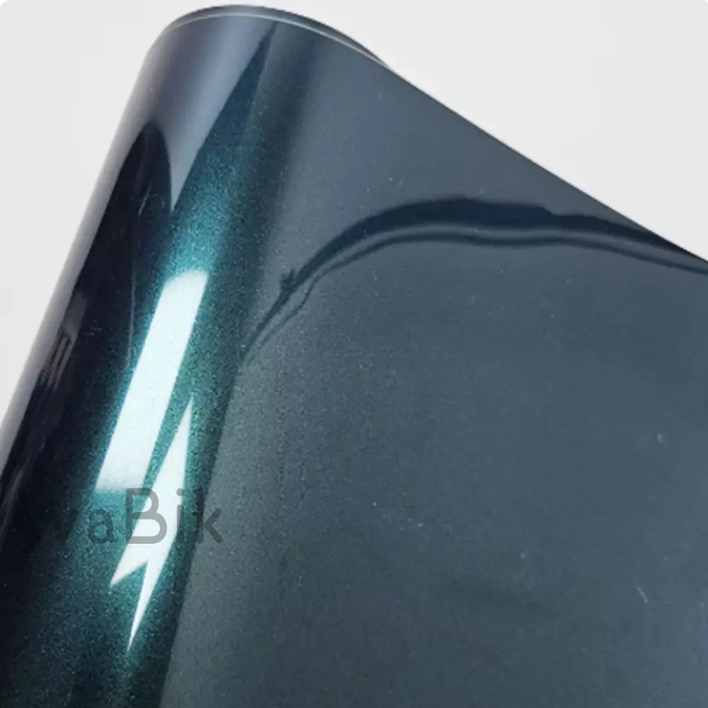 

Premium Gloss Metallic Midnight Green Vinyl Wrap Adhesive Car Wrapping Film Foil with Air Release Car Body Interior Stickers