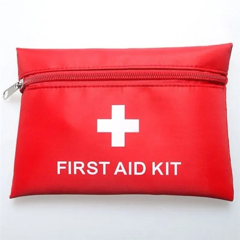 1set Red Emergency Medication Storage Bags for Outdoor Protection Home Use Car Travel Set Storage Bag