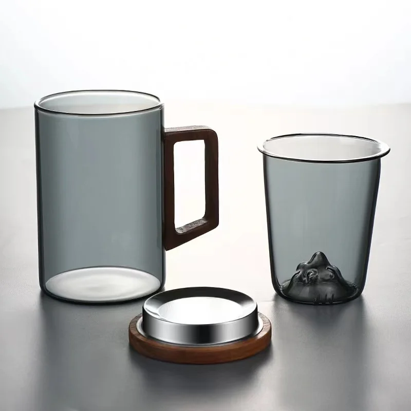 Tasse à Thé en Verre avec Infuseur, 410 ml Tasse à Thé en Verre avec Infuseur, 410 ml