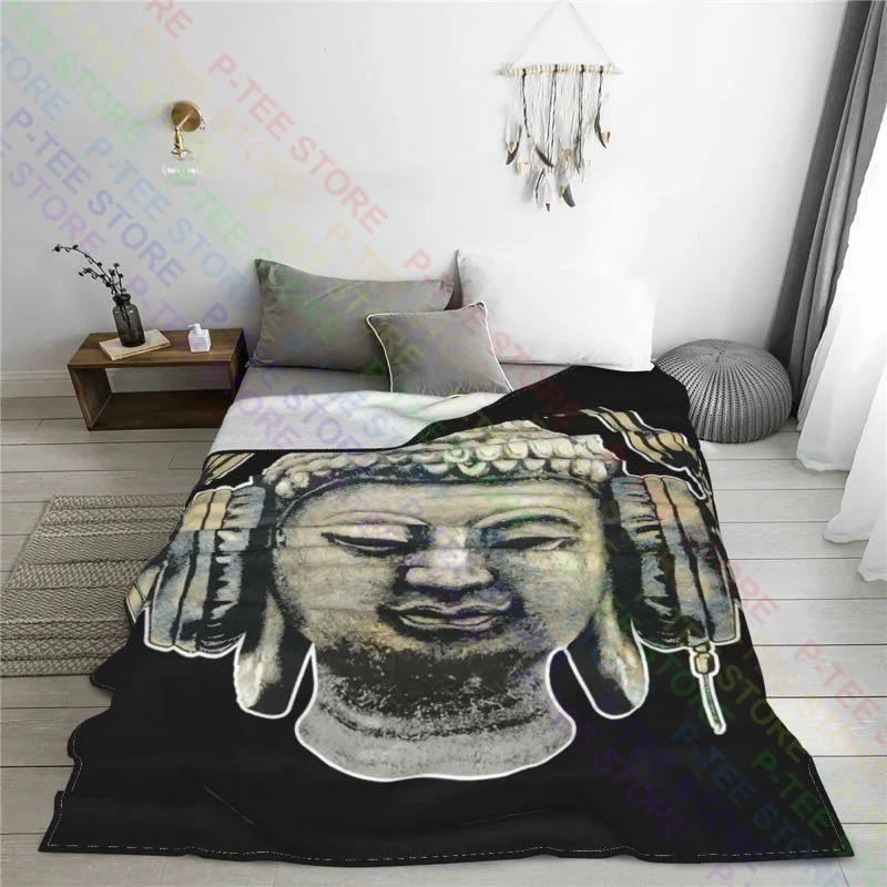 Dj Buddha Headphones Music Club Trance Goa Techno Hip Hop Blanket Fashion New Style Home Decotation