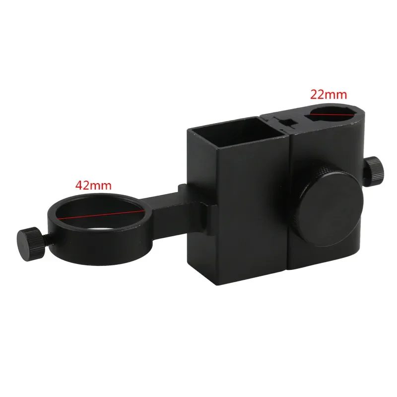 42mm 50mm Diameter Adjustable Focus Holder Video Microscope Camera Lens Lift Bracket For 22mm Pillar Microscopio Stand