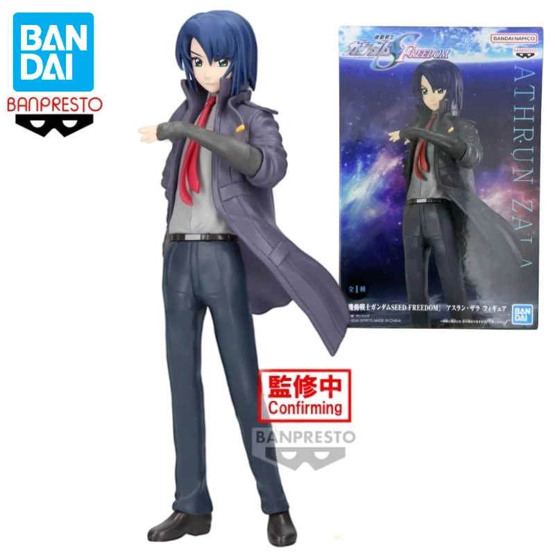 Bandai BANPRESTO traje móvil Gundam SEED Freedom Athrun Zala Anime figura de acción juguete regalo modelo colección Hobby, en Stock