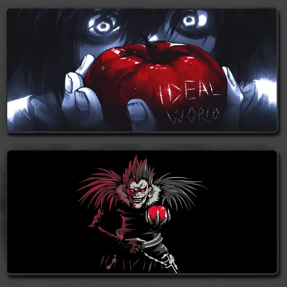2026 New DEATH NOTE Mouse Pads Large Anti-Slip Rubber Gaming MousePad Durable Desk Pad Thick Seam Edge Suitable For Office And