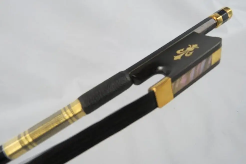 

1pcs black Carbon fiber cello bow 4/4,black Horsehair