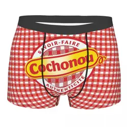 Pig Cochonou Logo Men Printed Boxer Briefs Underwear Cochonou Highly Breathable Top Quality Gift Idea