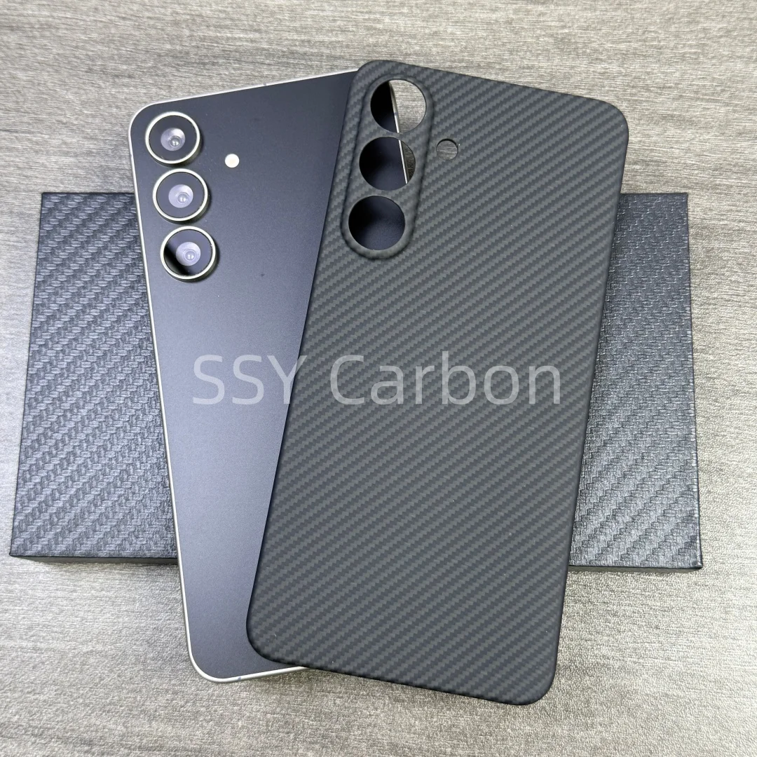 For Samsung Galaxy s25 FE Kevlar Aramid Case Real Carbon Fiber Ultra-thin Ultra-light Magnetic Phone Cover Luxury Shell