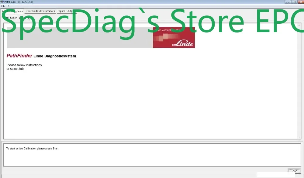 SpecDiag Linde Pathfinder 3.6.2.11 [1.2020]+ Doctor V2.01.05 + Service Guide LSG 5.2.2  [2023] Never Expire