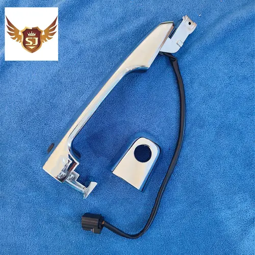 Imagen 2 del producto Manija de puerta Exterior para Mitsubishi L200 Triton 2015-2018, equipada con cables de detección y botones cromados