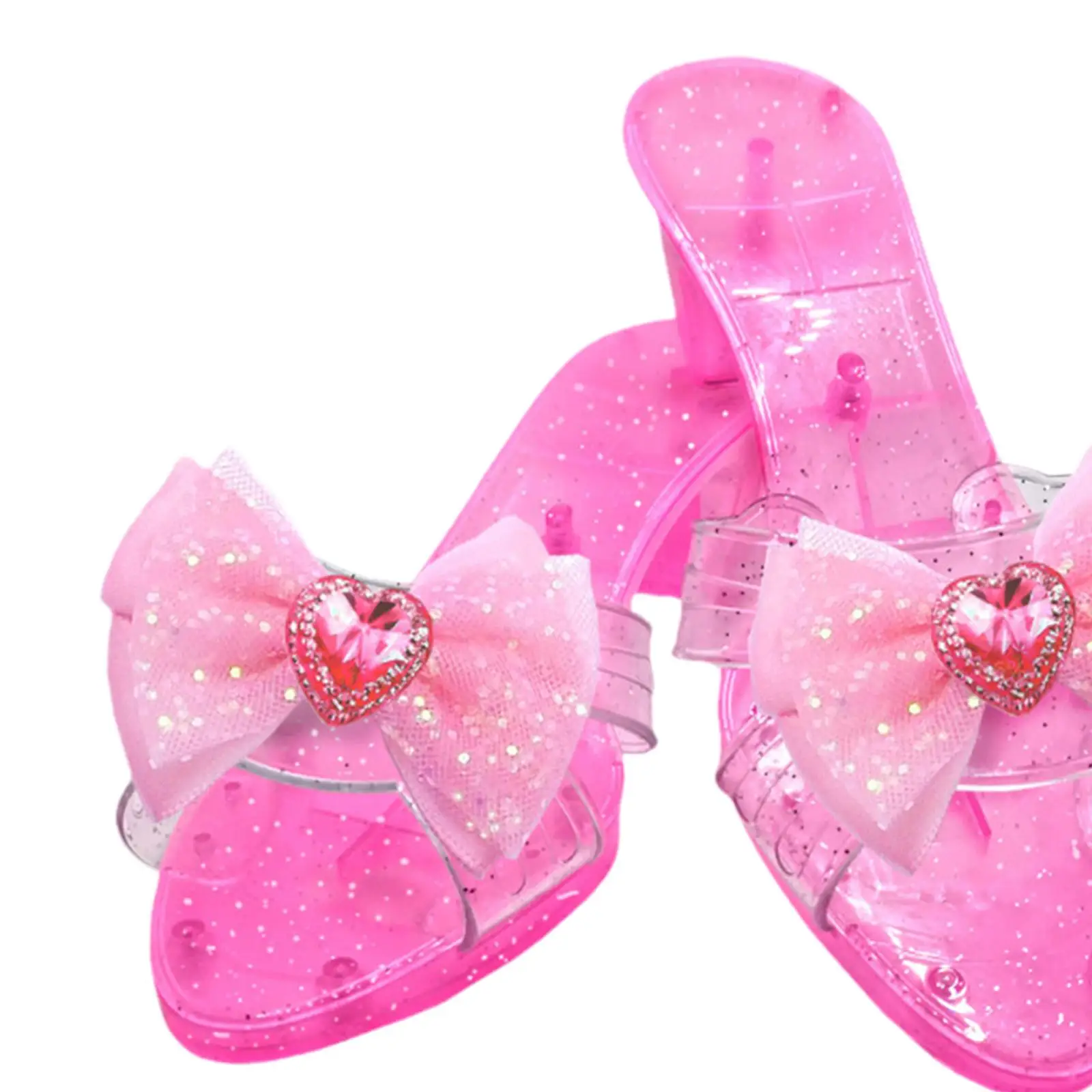 Princess Shoes Versatile Wedge Heels Footwear Decor Pretend Play for Beach Role Playing Party Supplies Children's Day Birthday view 5