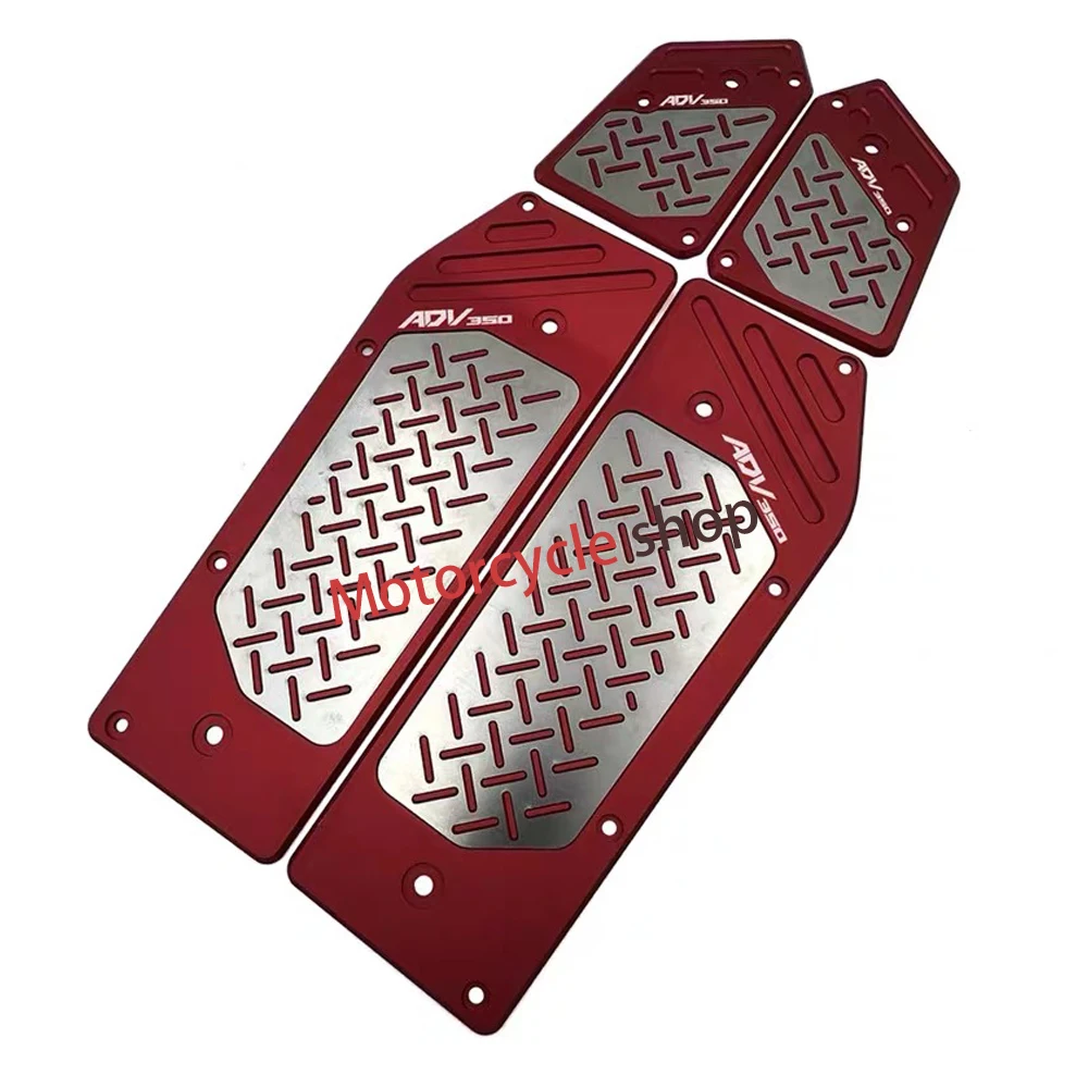 For HONDA ADV350 adv-350 2022-2024 years Motorcycle Accessories Scooter Foot Peg Step Footrest Footpads Pedals Plate Cover